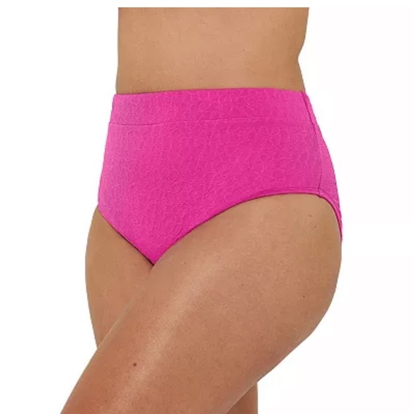 NWT Freshwater Wide-Strap Bandeaukini Swim
Top & Solid High-Waist Swim Bottoms - Picture 3 of 15